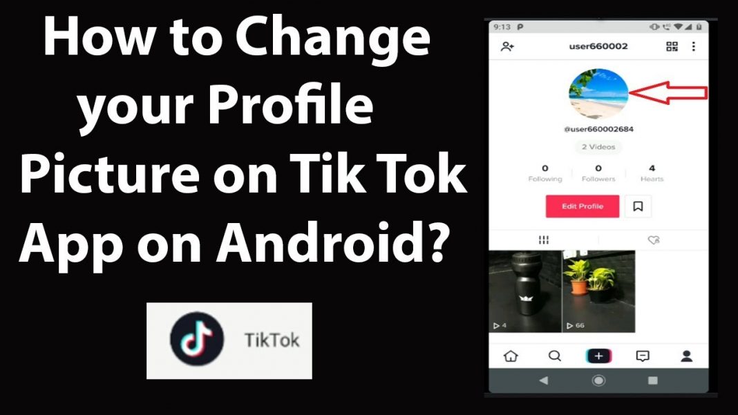 why can't i change my pfp on tiktok